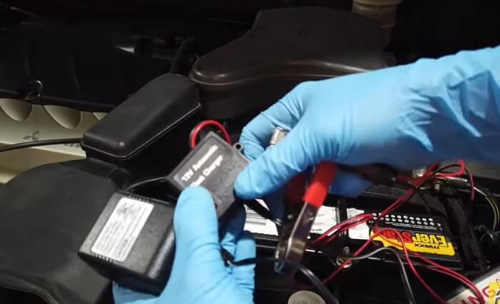 what percent does a car battery need to start