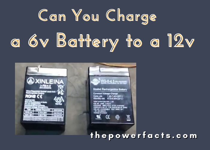 can you change a 6v battery to a 12v