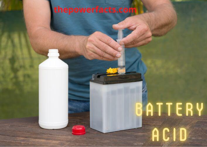 can you add battery acid to a battery