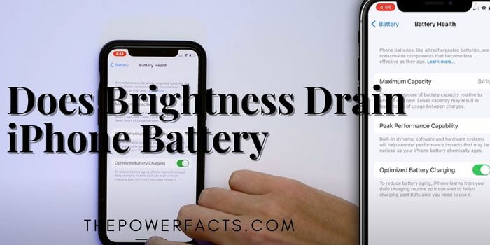 does brightness drain iPhone battery