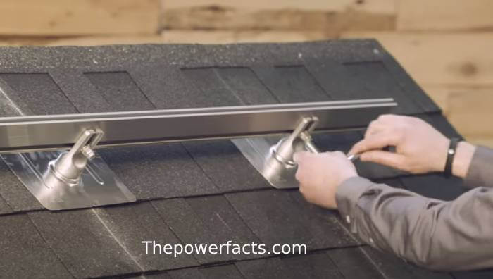 how do you secure solar panels on a roof