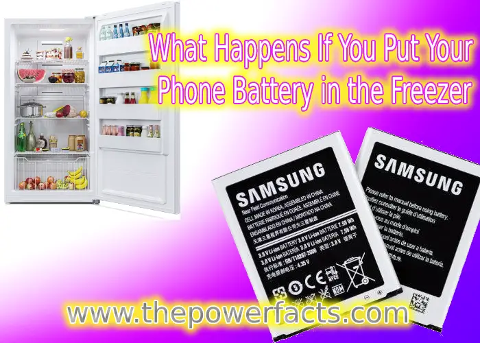 what happens if you put your phone battery in the freezer