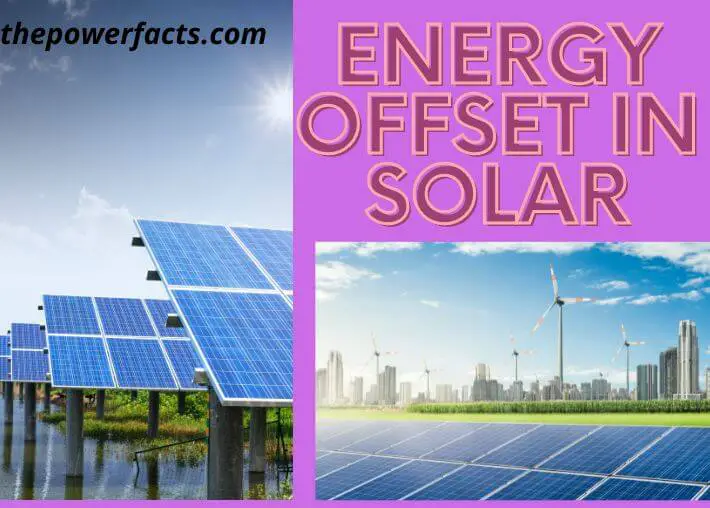 what is energy offset in solar