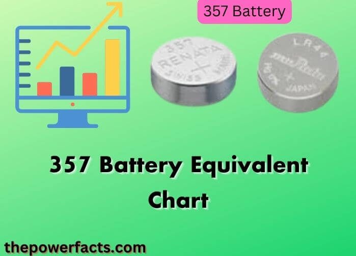 357 battery equivalent chart