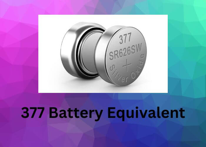 377 battery equivalent