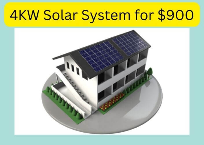 4kw  solar system for $900