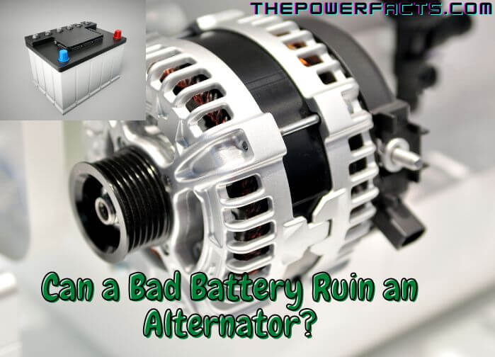 can a bad battery ruin an alternator