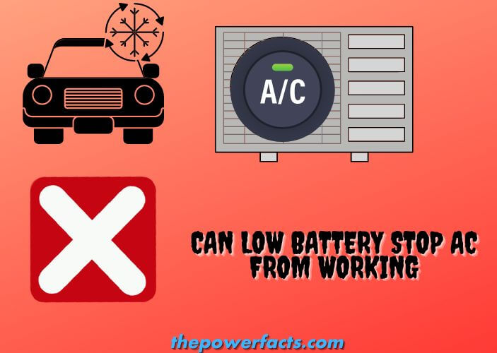 can low battery stop ac from working