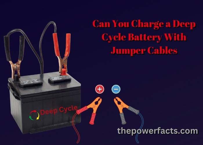 can you charge a deep cycle battery with jumper cables