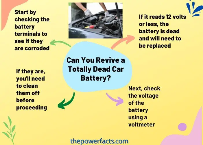can you revive a totally dead car battery