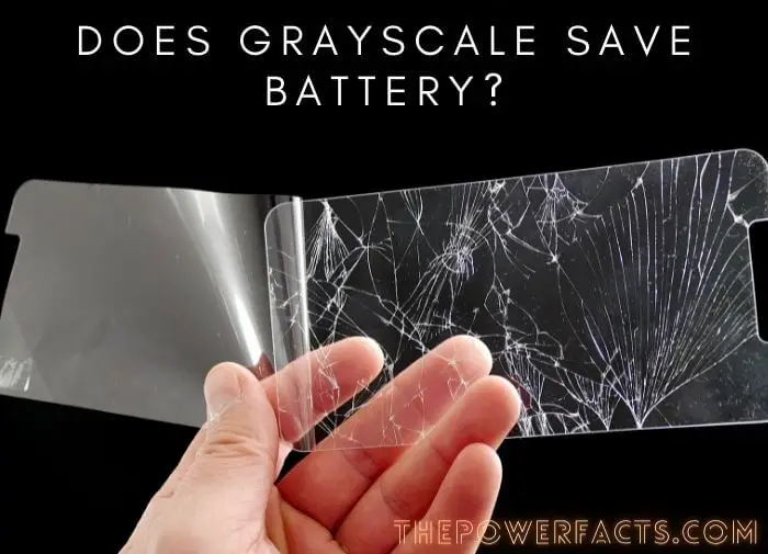 does grayscale save battery