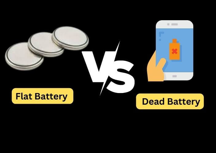 flat battery vs dead battery
