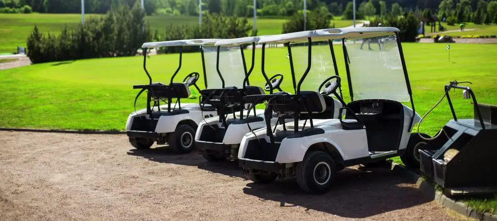 how far can a golf cart go on one charge