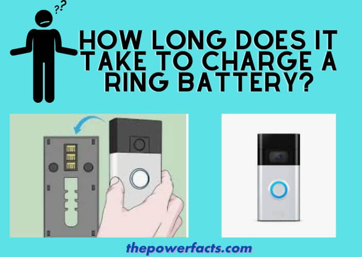 how long does it take to charge a ring battery