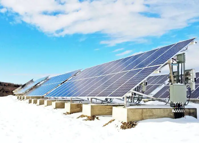 solar generation in winter