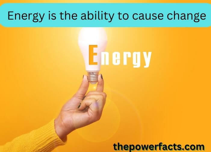 true or false. energy is the ability to do work