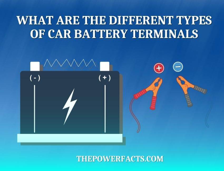 what are the different types of car battery terminals
