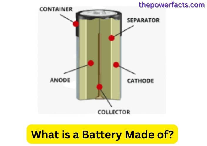 what is a battery made of