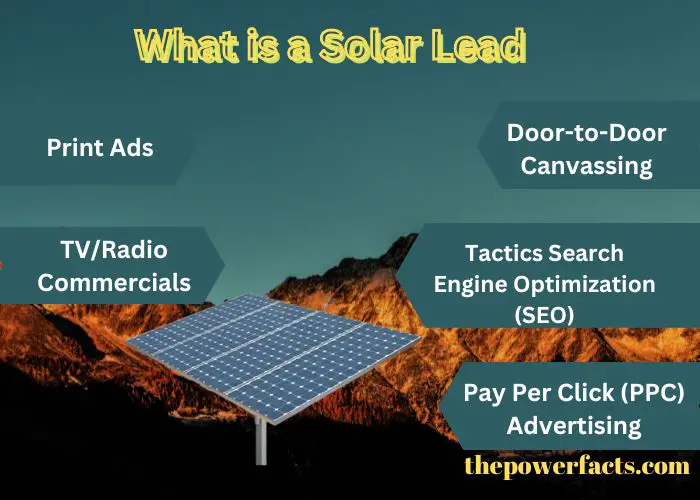 what is a solar lead