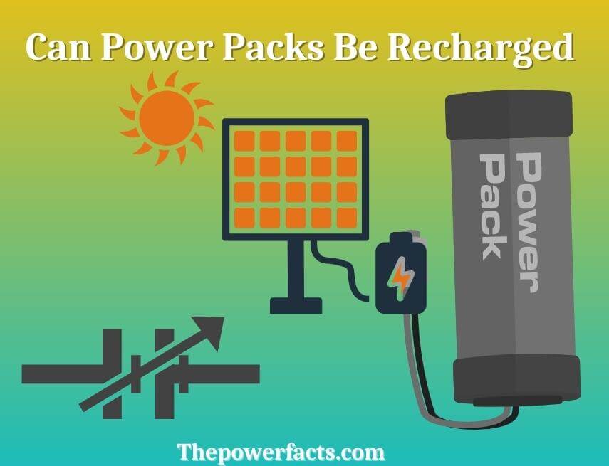 can power packs be recharged