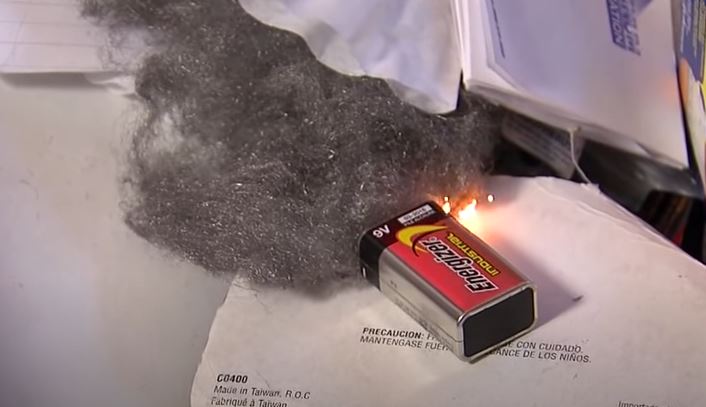 can wet batteries cause a fire