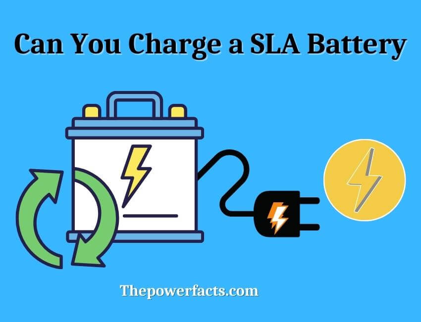 can you charge a sla battery