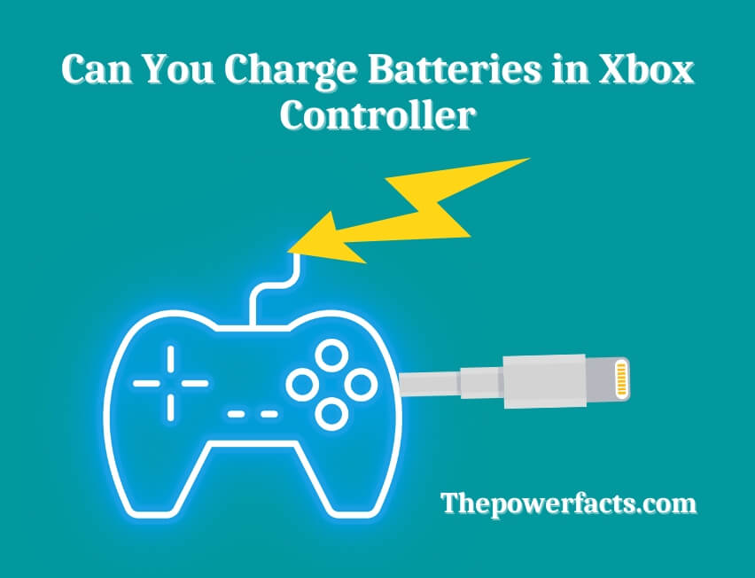 can you charge batteries in xbox controller