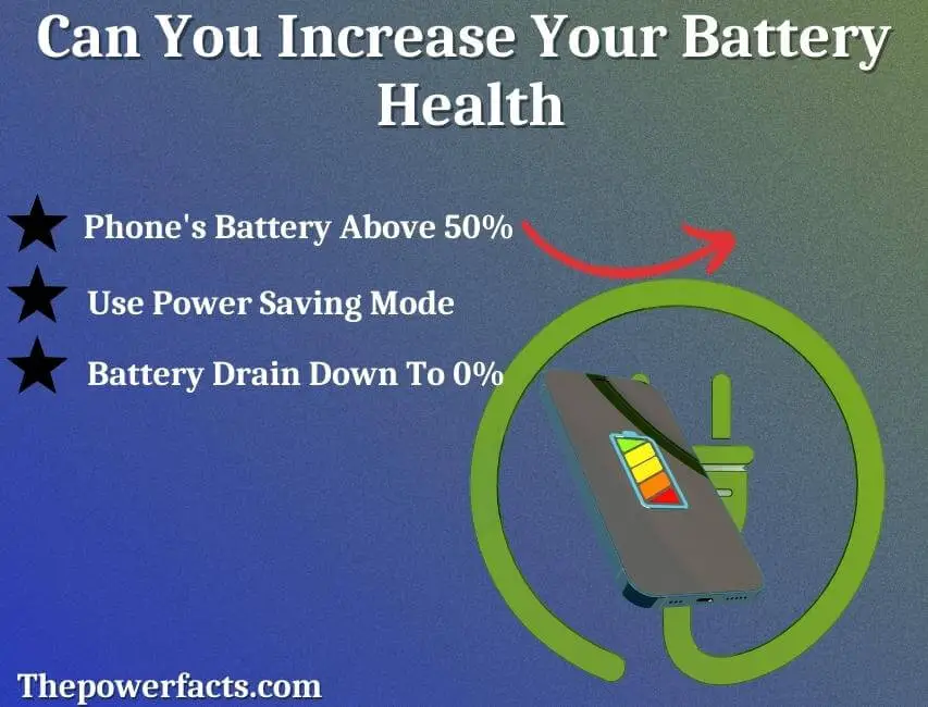 can you increase your battery health