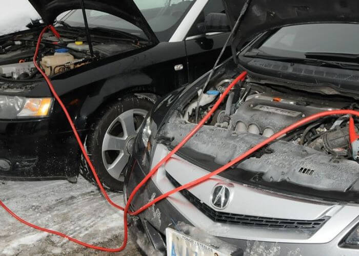 charging a car battery overnight