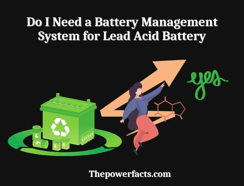 do i need a battery management system for lead acid battery