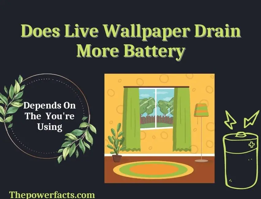 does live wallpaper drain more battery
