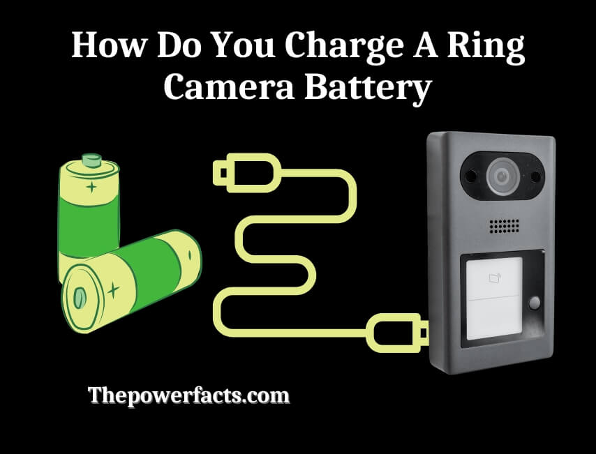 how do you charge a ring camera battery