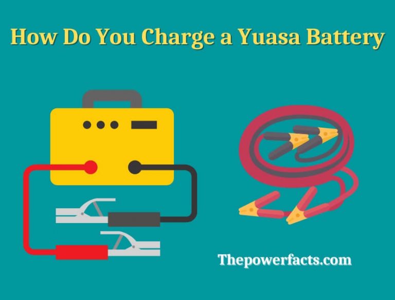 How Do You Charge a Yuasa Battery? (Do I Need to Charge a New Yuasa