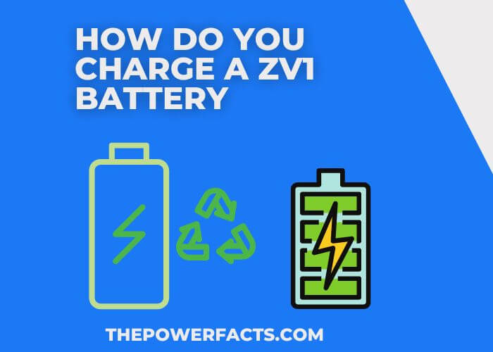 how do you charge a zv1 battery