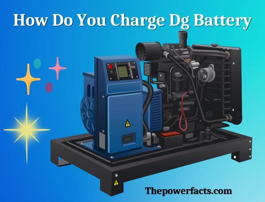 how do you charge dg battery