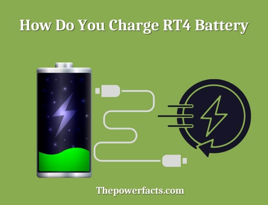 how do you charge rt4 battery