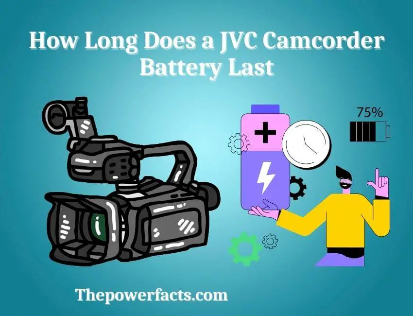 how long does a jvc camcorder battery last