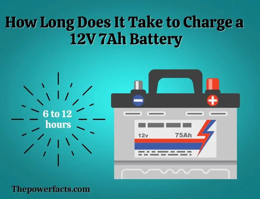 how long does it take to charge a 12v 7ah battery