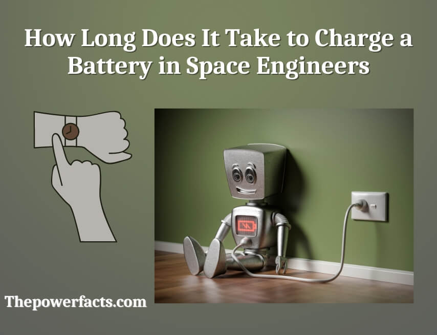 how long does it take to charge a battery in space engineers