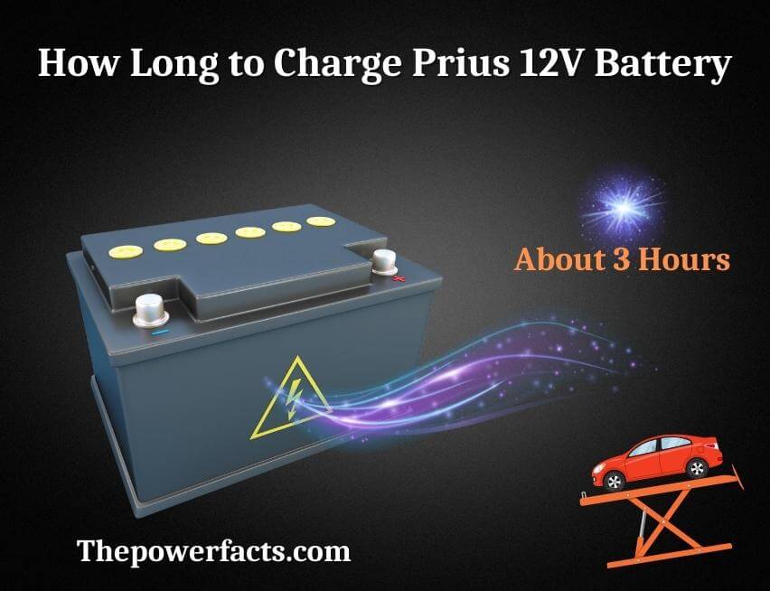 how long to charge prius 12v battery
