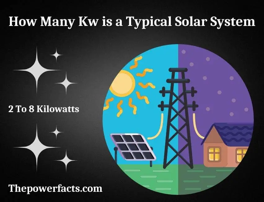 how many kw is a typical solar system