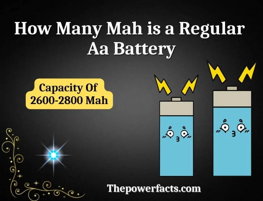 how many mah is a regular aa battery
