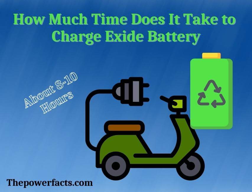 how much time does it take to charge exide battery