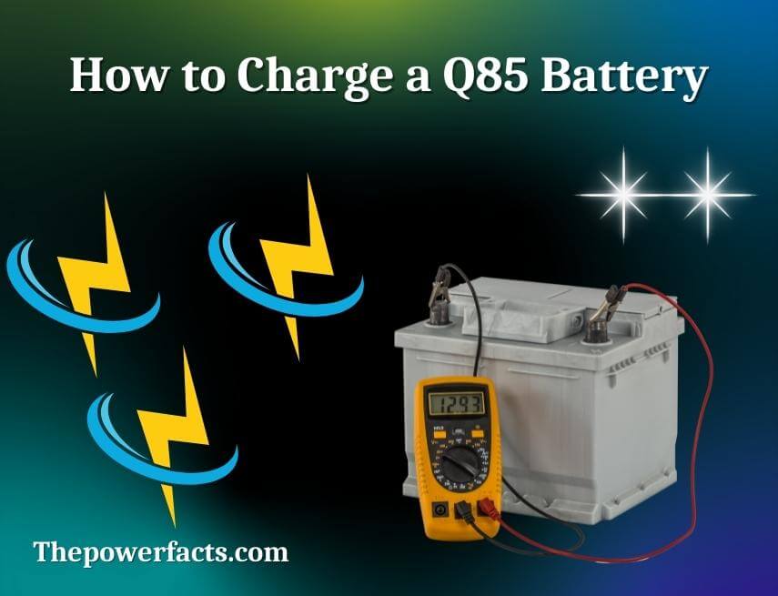 how to charge a q85 battery