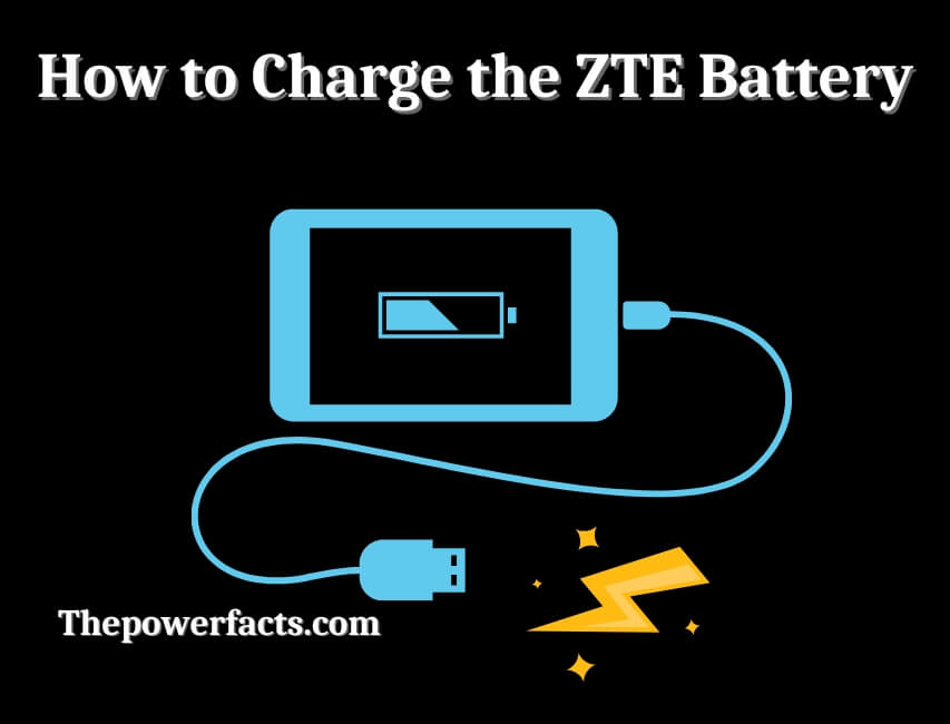 how to charge the zte battery