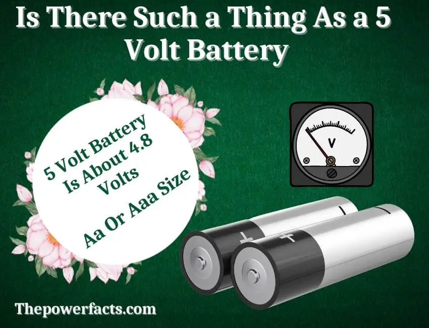is there such a thing as a 5 volt battery