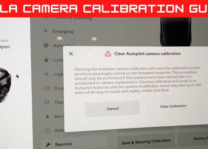 tesla model 3 camera calibration