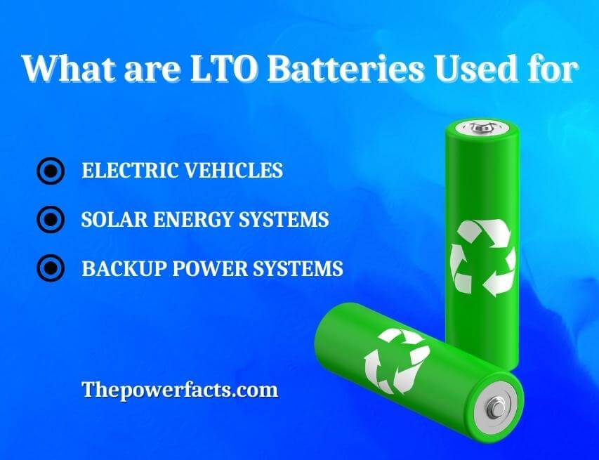 what are lto batteries used for