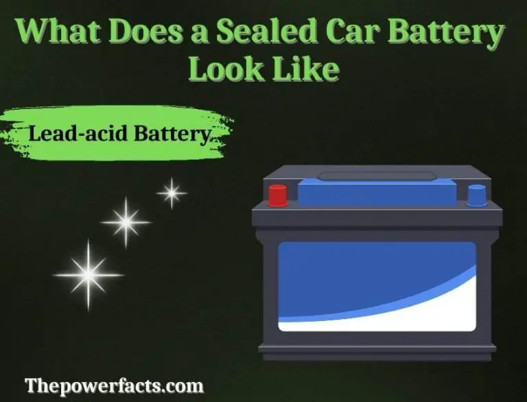 What Does a Sealed Car Battery Look Like? The Power Facts