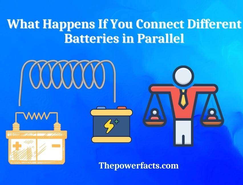 what happens if you connect different batteries in parallel